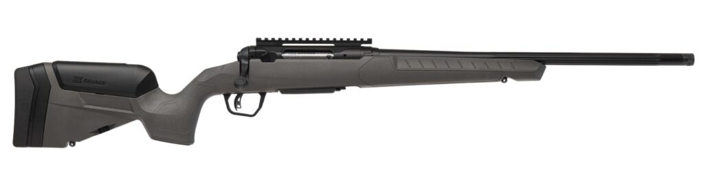 Savage Arms 2425 110 Trailblazer 7mm PRC 2+1 22″ Fluted Barrel, Flat Dark Gray Adj LOP Synthetic Stock, Right Hand