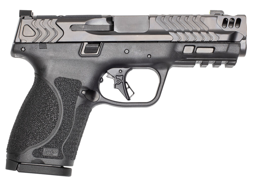 Smith & Wesson 13989 M&P9 2.0 Compact Frame 9mm 15+1 4.22″ Stainless Armornite Gray Stainless Steel Slide Black Textured Grip