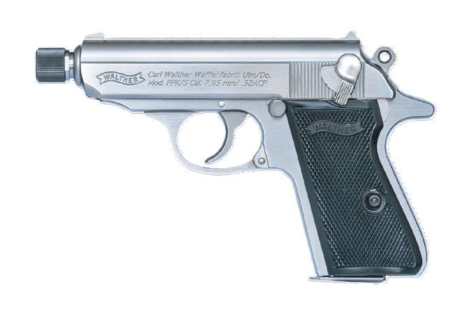 PPK/S Carry .32 ACP 3.3″ TB Stainless/Blk 7rd