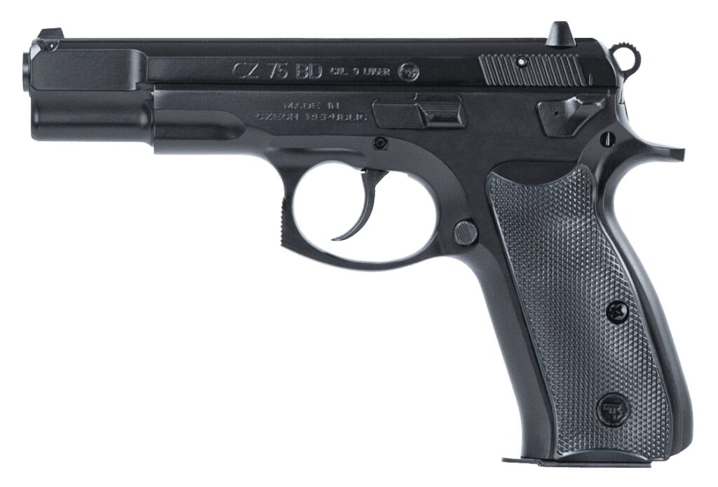 CZ 75BD 9MM BLACK 4.7″ 16+1 FS
