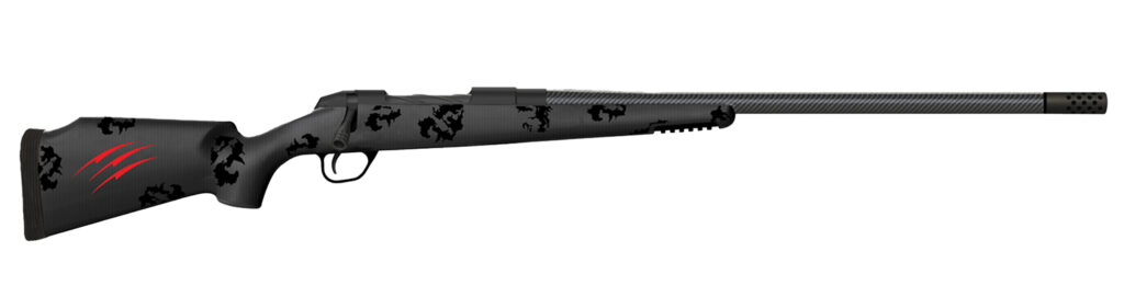 Fierce Firearms FCTRG300PRC24BBO CT Rage  300 PRC Caliber with 3+1 Capacity, 24″ Carbon Fiber Barrel, Black Cerakote Metal Finish & Blackout Camo Fixed Fierce Tech C3 Stock, Right Hand (Full Size)