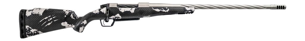 Fierce Firearms ROGSSX65PRC20TP Twisted Rogue XP 6.5 PRC 3+1 20″ Tungsten Cerakote Spiral Fluted Threaded Stainless Steel Barrel, Drilled & Tapped Receiver, BiPod Rail Forend, Phantom Camo LR Negative