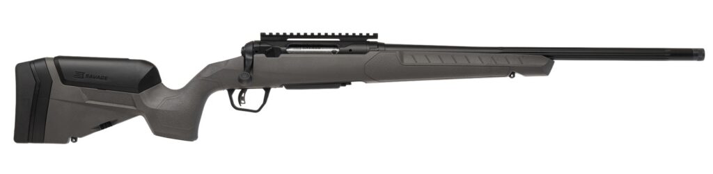 Savage Arms 32401 110 Trailblazer 22 ARC 4+1 20″ Fluted Barrel, Flat Dark Gray Adj LOP Synthetic Stock, Right Hand
