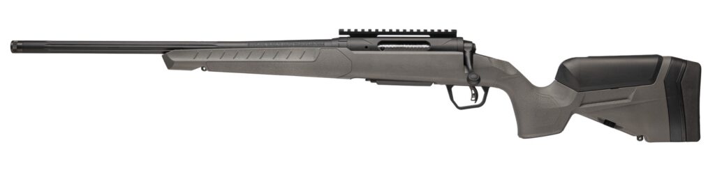 Savage Arms 32442 110 Trailblazer 270 Win 4+1 20″ Fluted Barrel, Flat Dark Gray Adj LOP Synthetic Stock, Left Hand