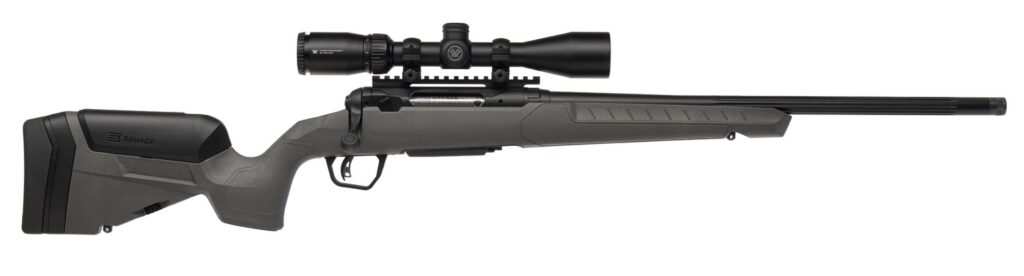 Savage Arms 32450 110 Trailblazer XP 22 ARC 4+1 20″ Fluted Barrel, Flat Dark Gray Adj LOP Synthetic Stock, Right Hand