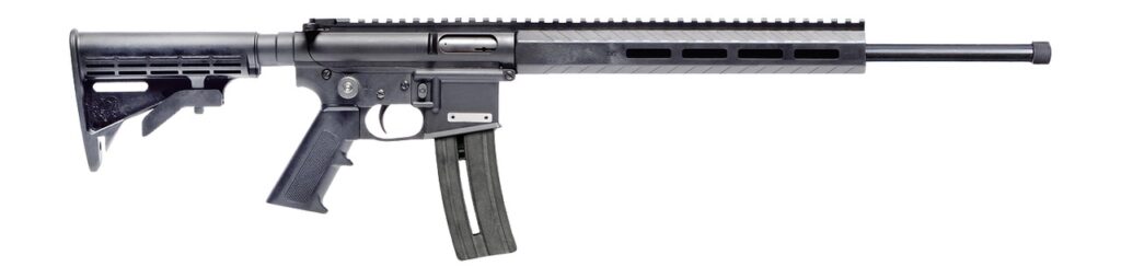 Mountain Bill Gun Lab MBGL-GOAT15-TB-1 Goat-15 Helium 22 LR 10+1 16″ Black Threaded Barrel, Black Polymer Receiver w/Picatinny Rail, M-LOK Handguard, Black Polymer Stock, Black Polymer Grip, Right Han