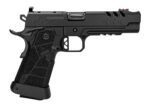Kimber Mfg, Inc 3500103 2K11 Pro Comp Full Size Frame 9mm Luger 20+1 5" Compensated Barrel, Black Stainless Steel Lightening Cut/Optic Ready/Serrated Slide, Black Stainless Steel Frame w/Beavertail &