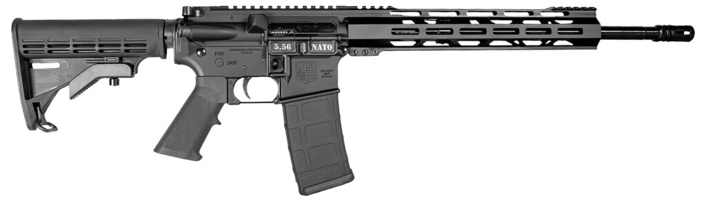 Diamondback DB175AK003 DB15  5.56 NATO 30+1 Black Nitride Black Hardcoat Anodize Aluminum Receiver, 12″ M-LOK Handguard, Black A2 Grip
