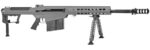 Barrett 18068 M107A1  50 BMG 20" 10+1 Tungsten Gray Cerakote Tungsten Gray Fixed with Sorbothane Recoil Pad Stock Black Polymer Grip