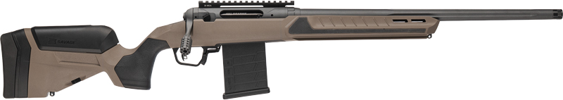 SAVAGE 110 CORE TACTICAL 5.56 – 18″ PLATINUM/TAN ACCUFIT V2
