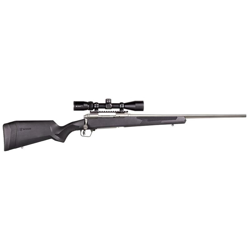 Savage Arms 110 Apex Storm XP Rifle 7mm PRC 2rd Magazine 22″ Barrel Black with 3-9x40mm Vortex Crossfire II Scope