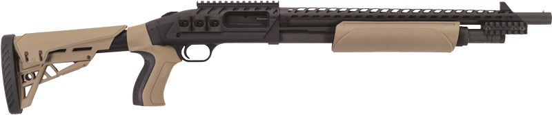 MOSSBERG 500 ATI TACTICAL 12GA – 3″ 18.5″ 6RD BLUED/FDE (TALO)