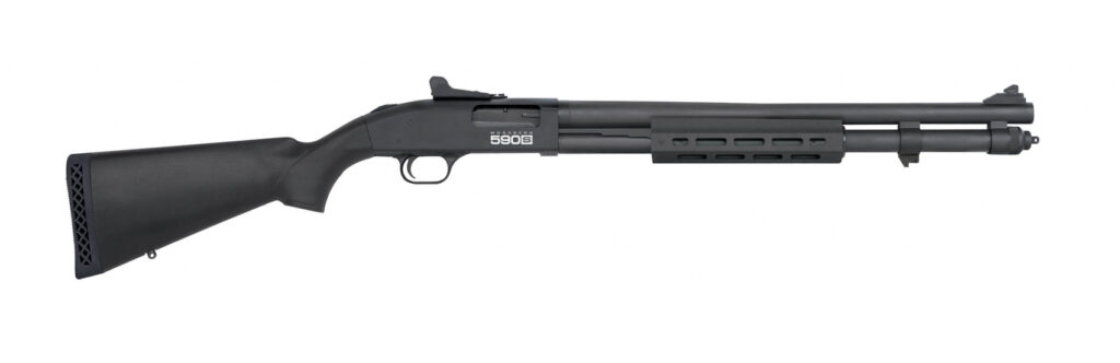 MOSSBERG 590S TACTICAL 12G 20″ 13+1RD BLK GHOST RING SIGHT