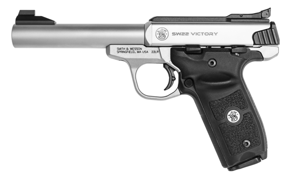 SMITH & WESSON SW22 VICTORY TRGT MODEL STS 22LR 5.5″ 10RD SAO MS COMPLINT