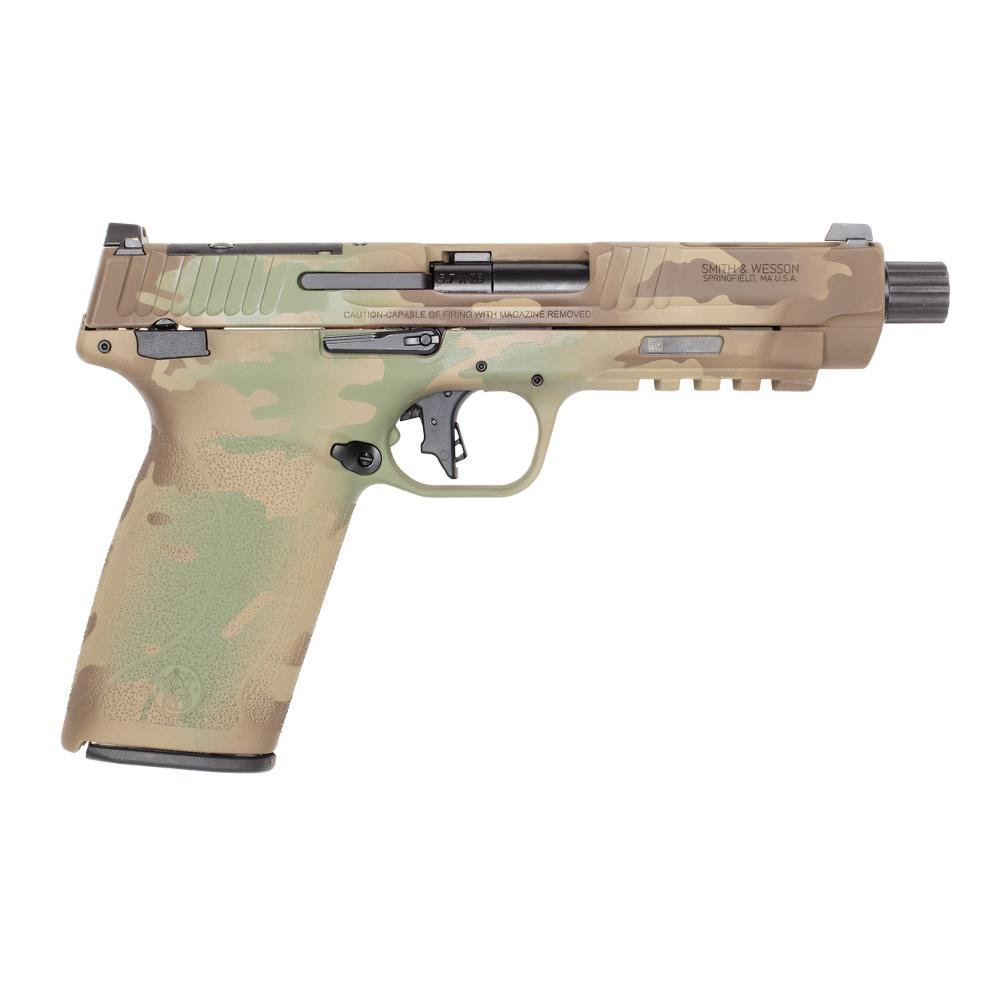 Smith & Wesson M&P 5.7 OR Handgun 5.7x28mm 22rd 5″ Threaded Barrel Multicam