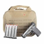 Smith & Wesson M&P380 Shield EZ M2.0 Handgun Bundle .380 Auto 8rd Magazines (5) 3.68" Barrel Black with Case