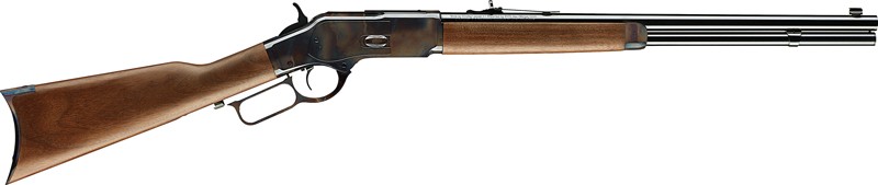 WINCHESTER 1873 SHORT RIFLE – CLR CASE 357/38SP BLUED/WALNUT