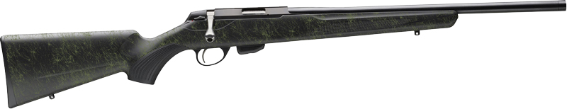 TIKKA T1X 17HMR 20″ THREADED – BLUED/ROUGHTECH EMERALD