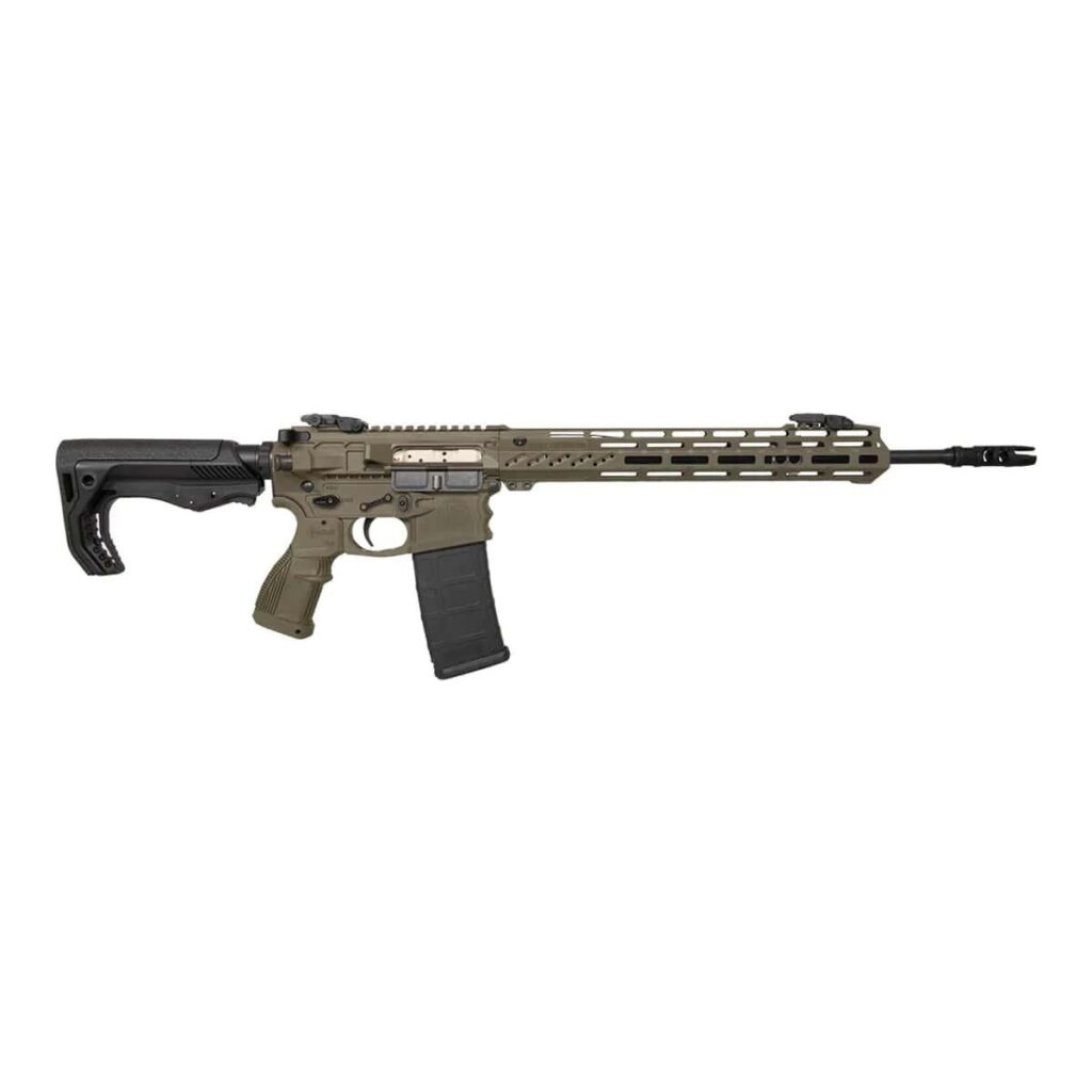 Fostech Stealth Lightning Rifle 5.56mm 30rd Magazine 16″ Barrel 13″ Rail Echo AR II Trigger OD Green