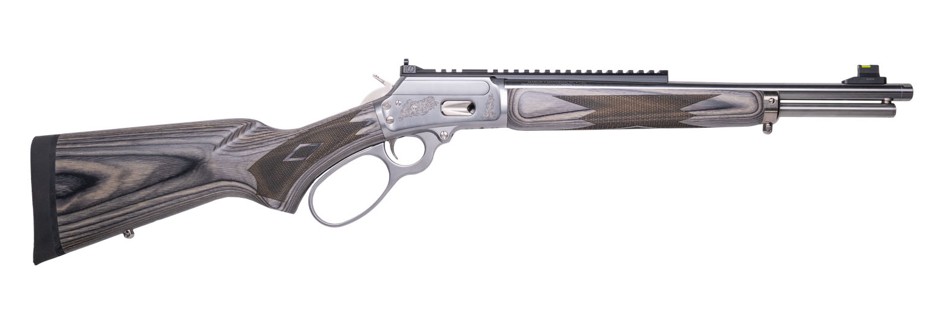 MARLIN 1894 357MAG 16.25IN THREADED BARREL MOUNTIAN LION ENGRAVED 1 OF 300 CNCMAR357