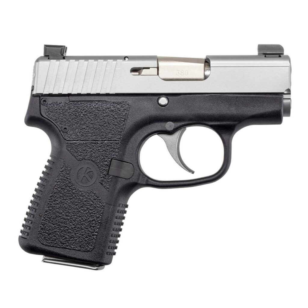 Kahr P380 Handgun .380 Auto 6rd Magazine 2.58″ Barrel  Black Stainless LCI Night Sights CA Compliant