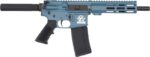 GLFA AR15 PISTOL 223 WYLDE – 7.5″ NITRIDE BARREL BLUE - View 1