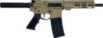 GLFA AR15 PISTOL 223 WYLDE - 7.5" NITRIDE BARREL FDE