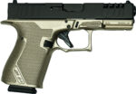 GLFA 19 STRIKER 9MM 4" 15 SHOT - BLACK SLIDE PLATINUM FRAME