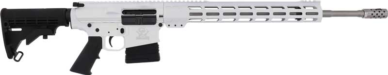 GLFA AR10 RIFLE 6.5CM 20″ S/S – BBL 10-SHOT WHITE