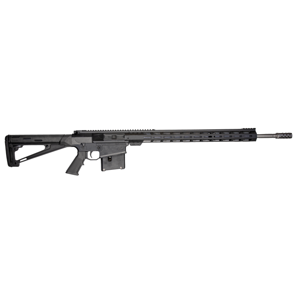 GLFA  AR Long Action Rifle 6.5 PRC 5rd Magazine 24″ Barrel MLOK Handguard Black Cerakote
