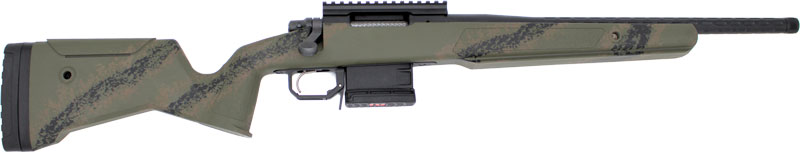 GLFA SUB-1 BOLT ACTION 308 WIN – 18″ SS FLUTED CF STOCK GREEN