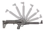 KelTec SUB-2000 G2 9mm Rifle 10rd M-LOK M&P Mags Adj Stock Blued Black Finish - View 3