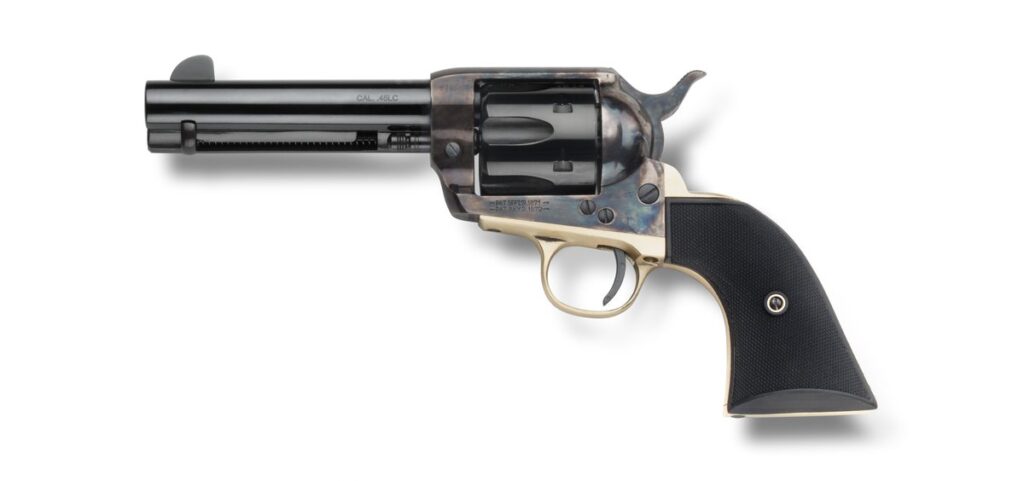 Pietta 1873 Gunfighter Handgun .357 Mag 6rd Capacity 4.75″ Barrel Black Grips
