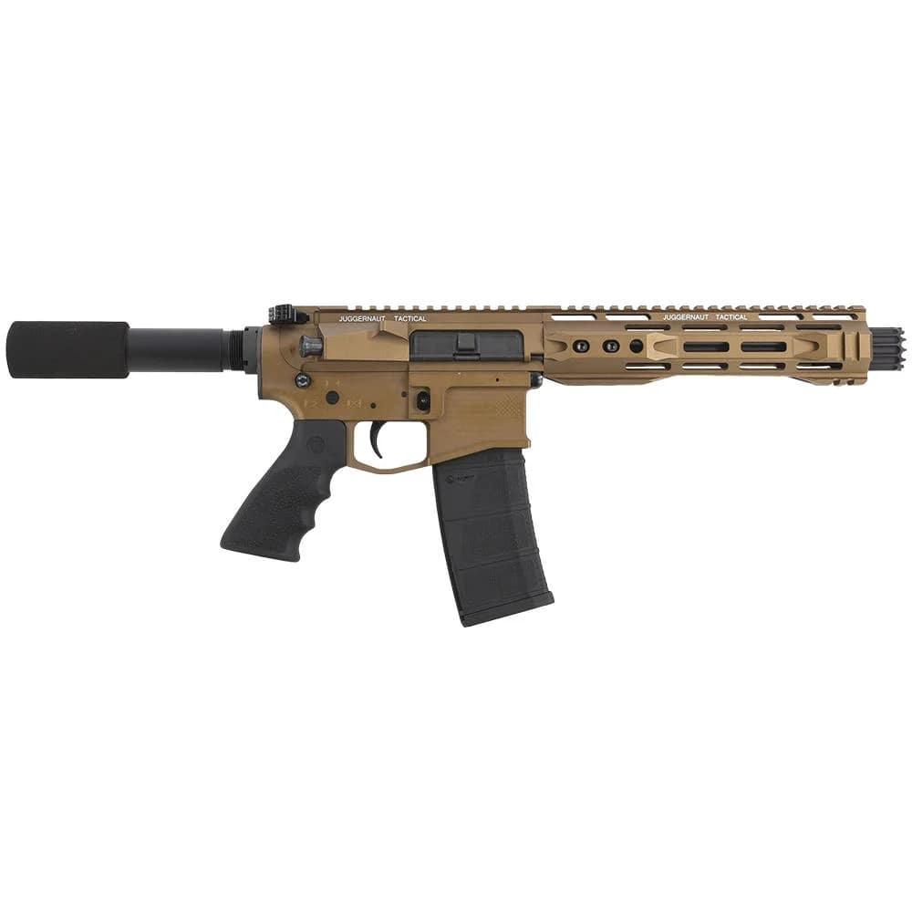 Juggernaut CA Roster AR-15 Handgun 5.56 10rd Magazine 8.5″ Barrel Cerakote Burnt Bronze