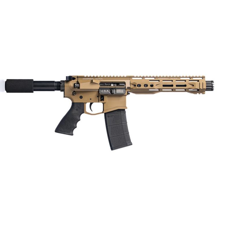 Juggernaut CA Roster AR-15 Handgun 5.56 10rd Magazine 8.5″ Barrel Cerakote Magpul FDE