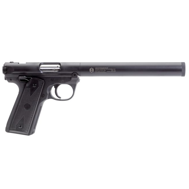 MAXIM RUGER MARK IV SUPPRESSED PISTOL 22LR 3.75IN BARREL SUPPRESOR 7.25IN TOTAL LENGTH 12.6IN 10RD BLACK MXM-48018