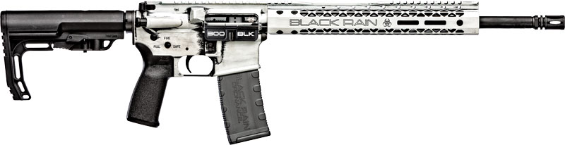 BLACK RAIN SPEC+ FUSION RIFLE – 300BLK 16″ WHITE BWORN 30RD