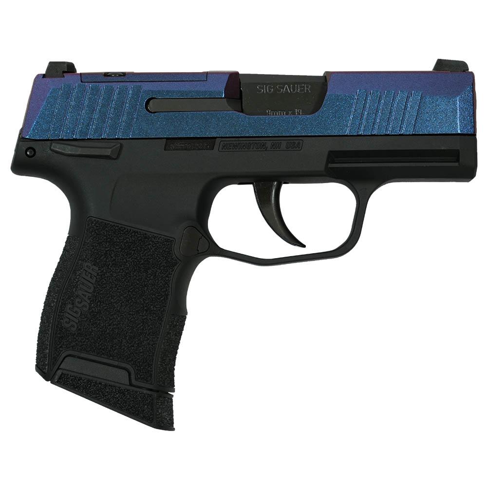 Sig Sauer “Mongoose Purple” P365 Optic Ready Handgun 9mm Luger 10rd Magazines(2) 3.1″ Barrel X-RAY 3 Sights Manual Safety