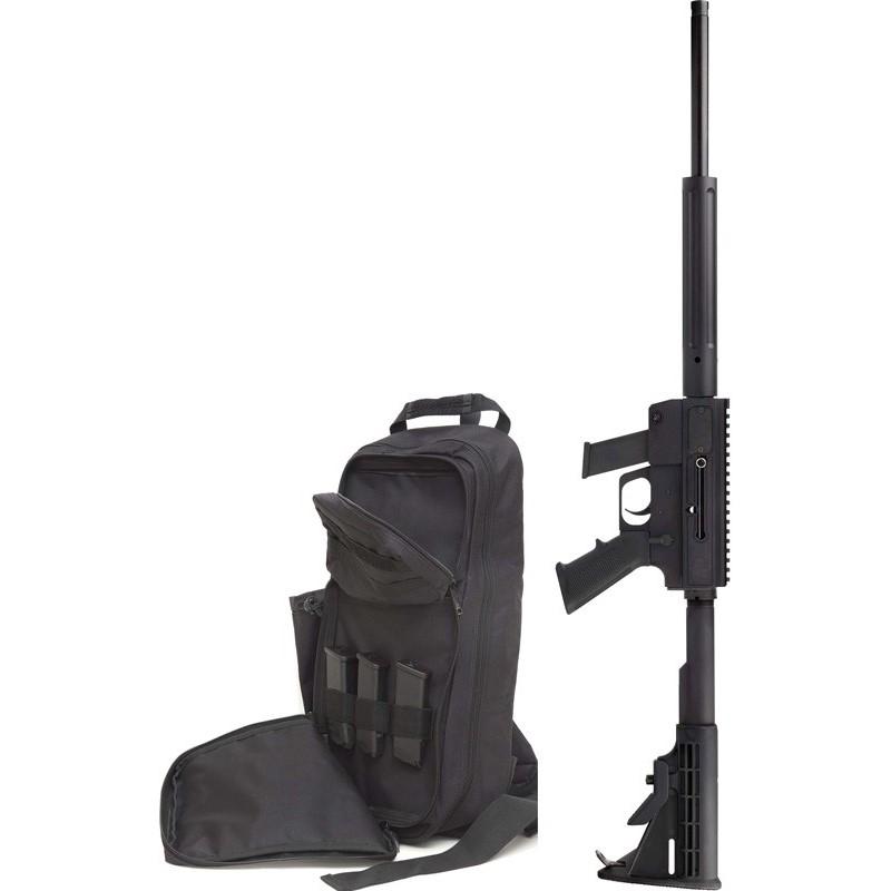 Just Right Carbine Takedown Rifle .45 ACP 13/rd Magazine 17″ Barrel Black with Slingpack