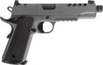 TISAS 1911 NIGHT STALKER 45ACP – 5″ THREADED BBL 8RD BLACK/GRY - View 2