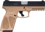 TAURUS G3 9MM 15-SHOT 3-DOT – ADJ. TAN/BLACK POLYMER - View 1