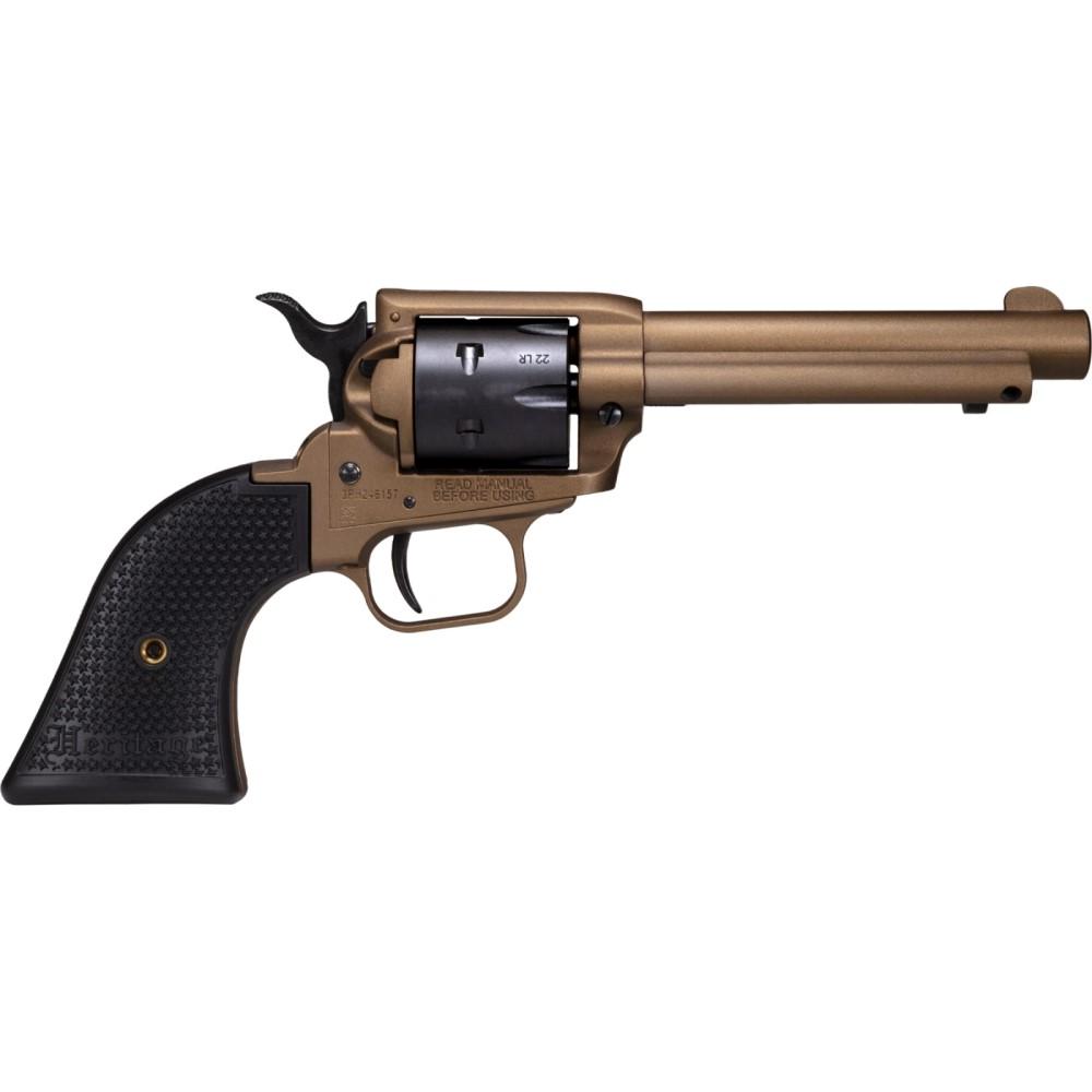 Heritage Rough Rider Handgun .22 LR 6/rd Capacity 4.75″ Barrel Polymer Black Burnt Bronze Cerakote