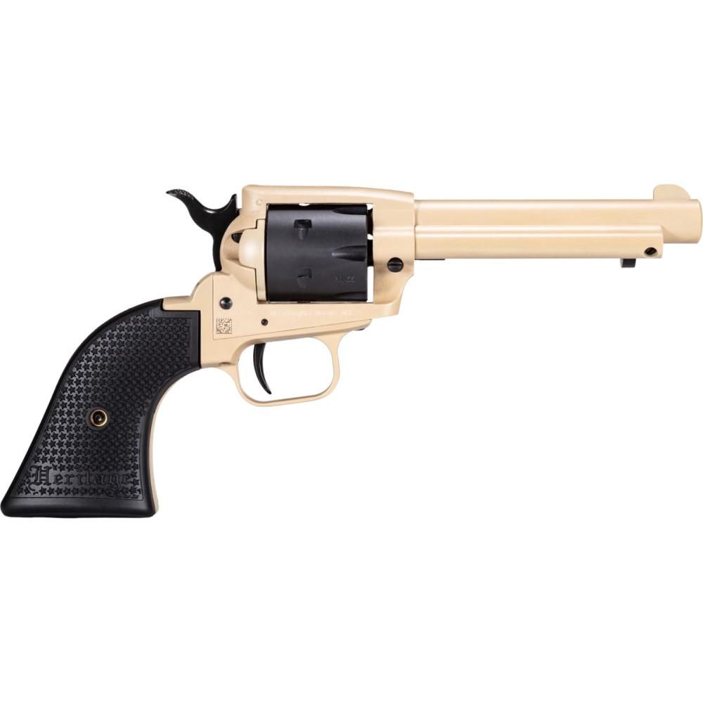 Heritage Rough Rider Handgun .22 LR 6/rd Capacity 4.75″ Barrel Polymer Black Sabre Sand Cerakote