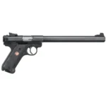 RUGER MRK IV TRGT 22LR 10″ BLUED CHCKRD BLK GRP ADJ SIGHT 10RD - View 1