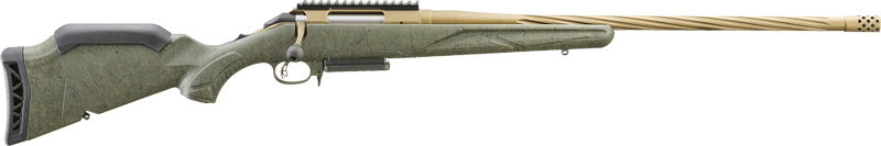 RUGER AMERICAN GENII PREDATOR – 308 WIN 22″ BRONZE GREEN SPLA