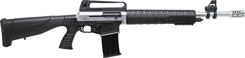IVER JOHNSON STRYKER 12GA 3″ – 20″ 5RD NICKEL BLACK