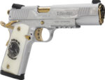 GIRSAN MC1911S LIBERADORE – 38 SUPER CHROME/GOLD ENGR. 8RD - View 4