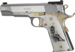 GIRSAN MC1911S LIBERADORE III – 9MM SKELETON CHROME/GOLD 9RD - View 4