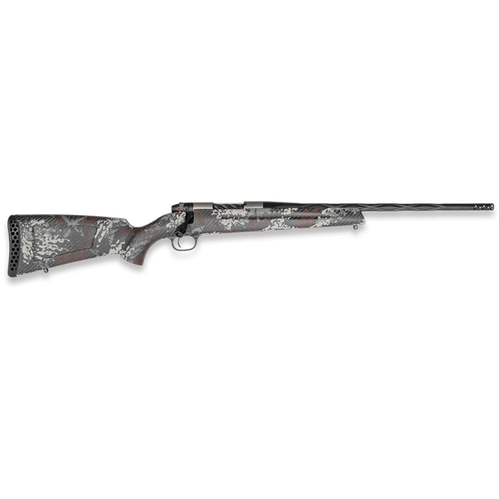Weatherby Mark V Backcountry Capra Rifle .270 Win 2rd Capacity 21″ 1/2×28 Barrel with 2″ Muzzle Brake Grey Brown
