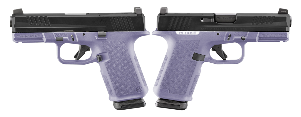 RUGER RXM 9MM PISTOL 4″ BBL CRUSHED ORCHID PURPLE MAGPUL EHG, O.R. 2-15RD MAGS – ORION EXCLUSIVE